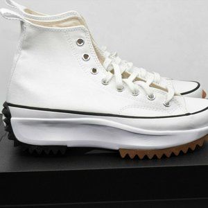 Converse Run Star Hike Hi White Sneakers